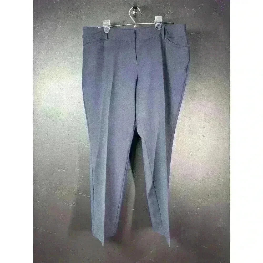 Worthington Women’s Navy Blue Stretch Waist Dress Pants - 10 Petite